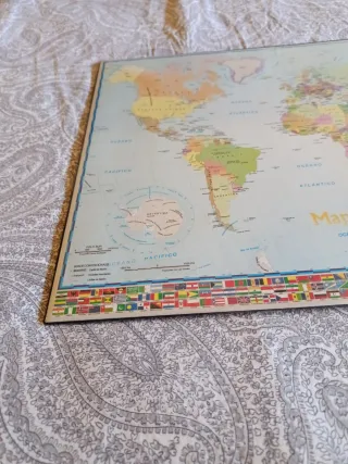 Protector Escritorio Mapa Mundi