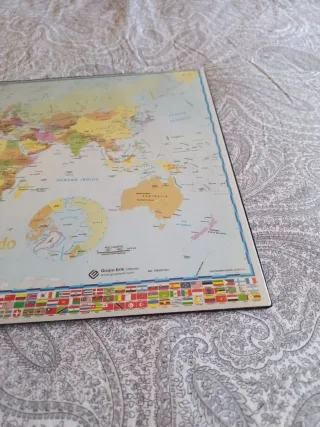 Protector Escritorio Mapa Mundi