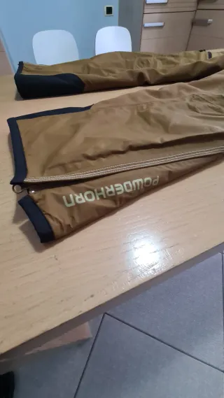 Pantaloni sci uomo taglia L marrone