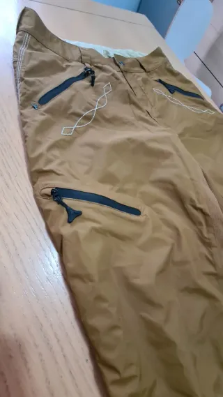Pantaloni sci uomo taglia L marrone