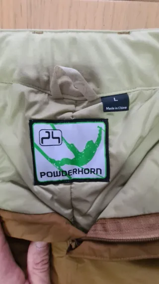 Pantaloni sci uomo taglia L marrone