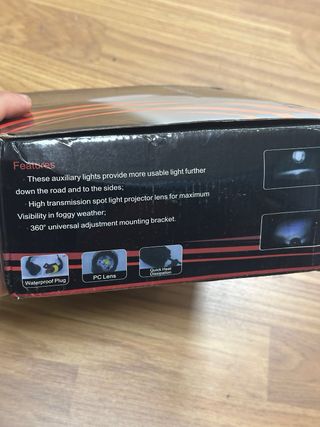 Faros auxiliares LED moto