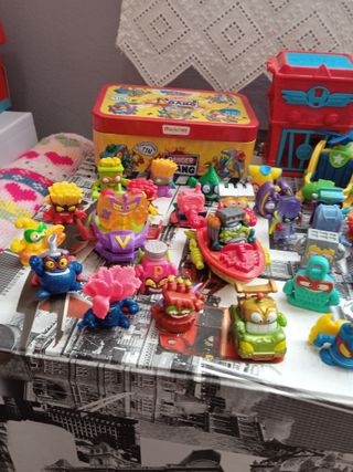 Super Zings Lote Figuras y Vehículos Varias Series