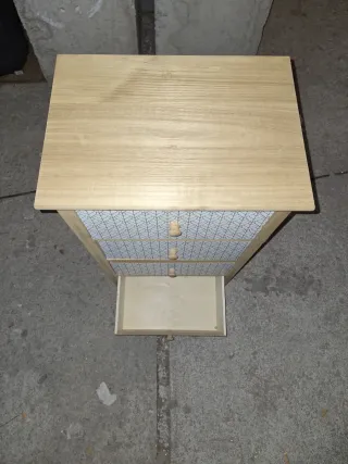 Cajonera 4 cajones madera.