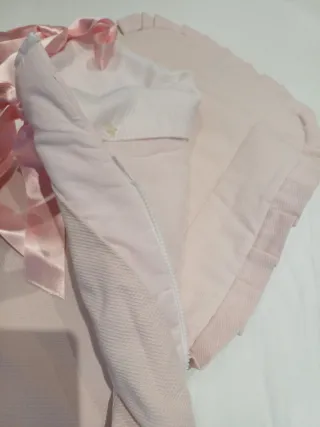 Saco para carrito de bebé rosa