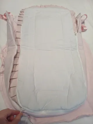Saco para carrito de bebé rosa