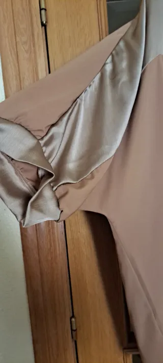 Blusa Beige y Marrón