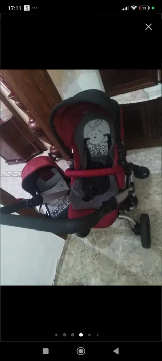 Cochecito de bebé y accesorios