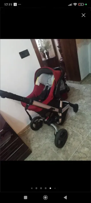 Cochecito de bebé y accesorios
