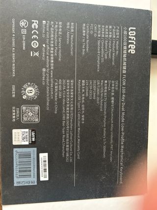 Teclado Lofree Flow Maker 2m²