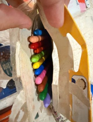 Conjunto de Material de desenho e pintura