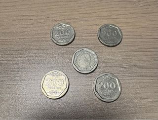 5 Monedas 200 Pesetas España