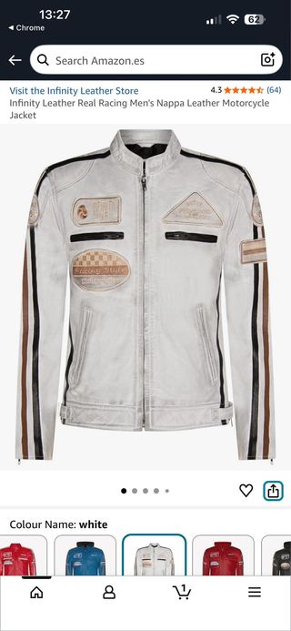 Chaqueta de piel hombre. Sin estrenar