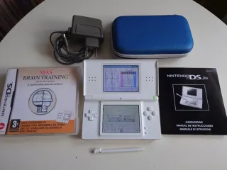 Nintendo DS Lite Bianca + Gioco Brain Training