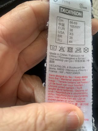 Leggings negros Decathlon running mujer