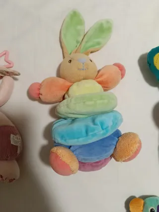 Pack 5 peluches bebé