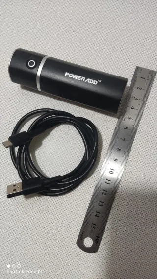 Batería Externa POWERADD Portátil + cable.
