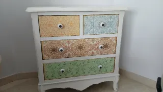 Aparador vintage multicolor
