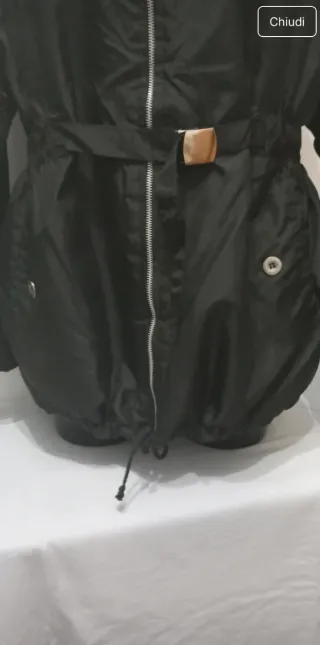 Giacca donna nera con pelliccia