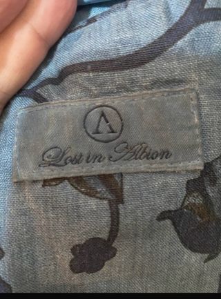 Giacca uomo fantasia floreale blu