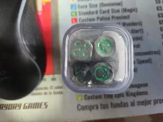 Dados Blood Bowl Black Orc Team Set