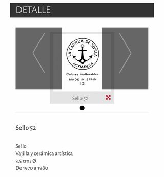 Vajilla La Cartuja Sevilla Uva Verde completa