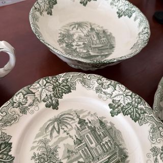 Vajilla La Cartuja Sevilla Uva Verde completa