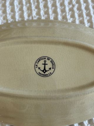 Vajilla La Cartuja Sevilla Uva Verde completa