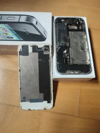 iPhone 4s bianco senza batteria