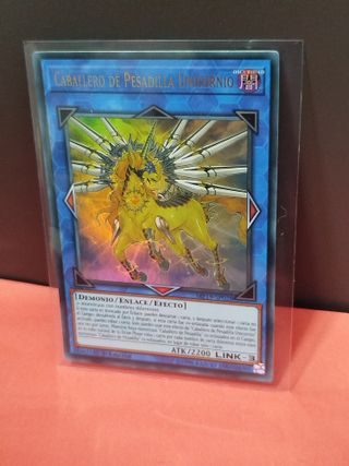 Carta Yu-Gi-Oh! Cavaliere Incubo Unicorno