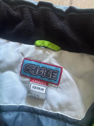 Conjunto esquí niño 110-116, 5-6 años