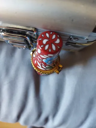 Pastillero o joyero pequeño esmaltado