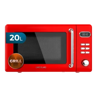 Microondas Cecotec 5110 Retro Rojo