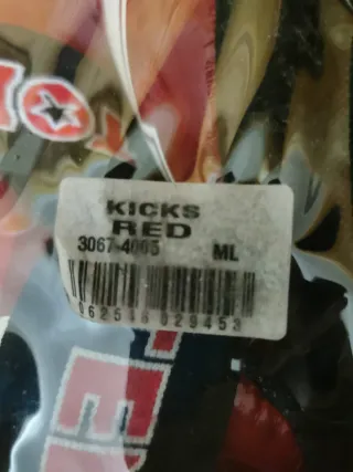 Espinilleras Kickboxing Top Ten Rojas. Talla M-L