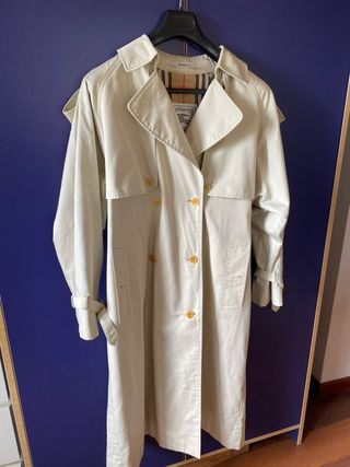 Gabardina Burberrys Clásica Mujer Beige
