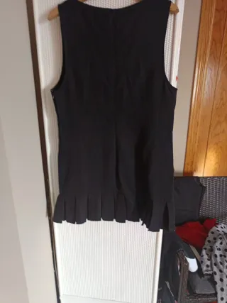 Vestido negro invierno tipo pichi