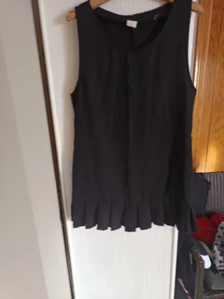 Vestido negro invierno tipo pichi