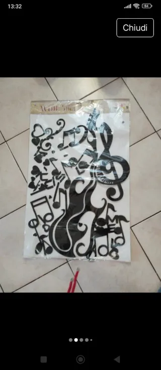 Sticker Murale Musicale Love Music