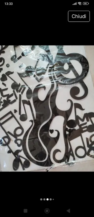 Sticker Murale Musicale Love Music