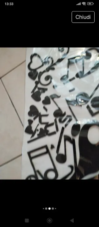 Sticker Murale Musicale Love Music