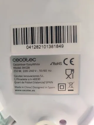 Batidora amasadora Cecotec