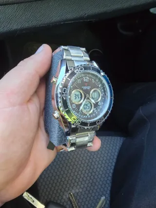 Reloj Fredric Dual Time - Estilo Deportivo
