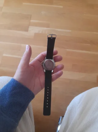 Reloj Chanel Negro y Plateado