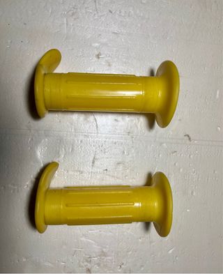 Puños para bicicleta amarillos BMX