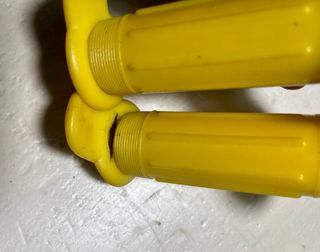 Puños para bicicleta amarillos BMX