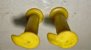 Puños para bicicleta amarillos BMX