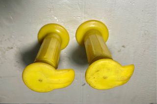 Puños para bicicleta amarillos BMX