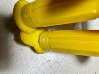 Puños para bicicleta amarillos BMX