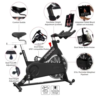 Bicicleta Spinning Pace sin uso