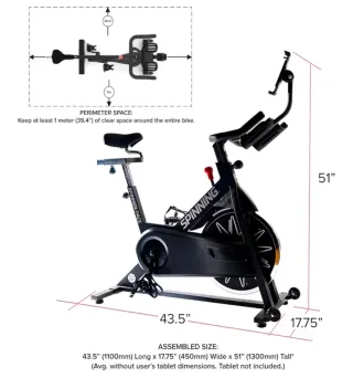 Bicicleta Spinning Pace sin uso